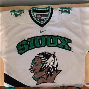 North Dakota Fighting Sioux Home White Jersey